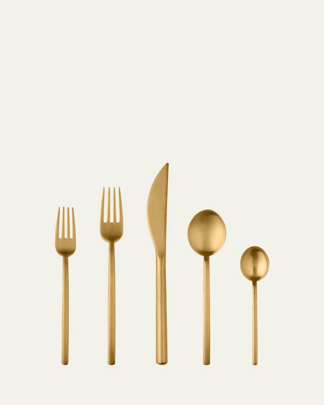 Due Ice Oro 5-Piece Place Setting